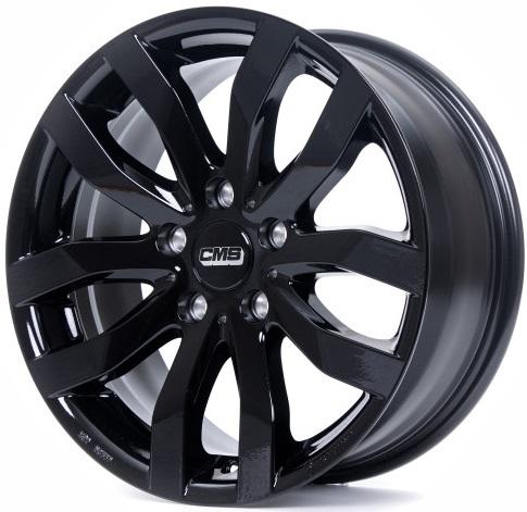 CMS C22 COMPLETE BLACK GLOSS 17x7.5 5-114.3 ET35 CB60.1