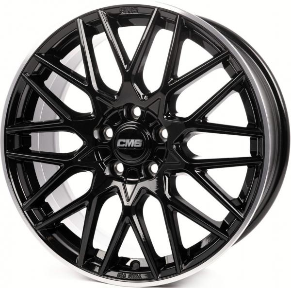 CMS C25 DIAMOND RIM BLACK GLOSS 17x7 5-112 ET40 CB57.1