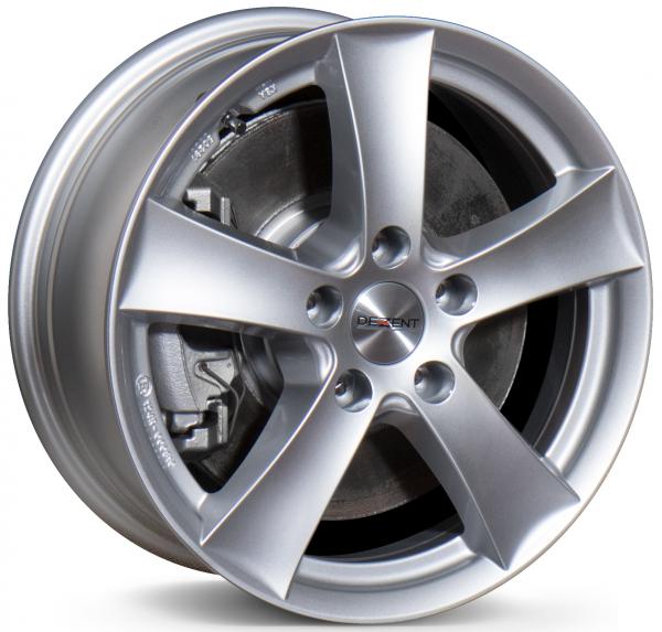DEZENT TX SILVER 15X6 4-100 ET38 CB60.1