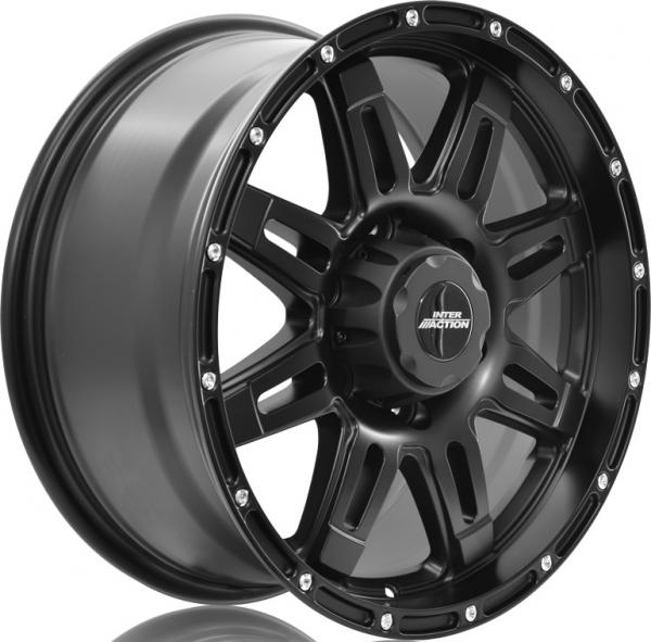 INTER ACTION GRABBER MATT BLACK 17x8 6-139.7 ET1 CB110.1