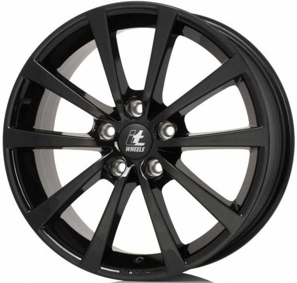 IT WHEELS ALICE GLOSS BLACK 17x7 5-100 ET35 CB57.1