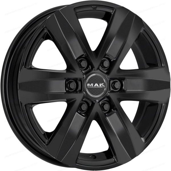 MAK STONE 4x4 MAT BLACK 17x8 6-139.7 ET40 CB93.1