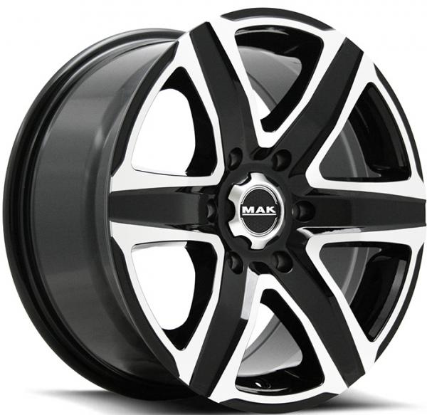 MAK STONE 6 BLACK MIRROR 17X8 6-139.7 ET20 CB106.1