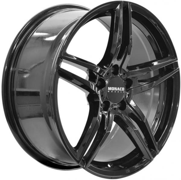 MONACO GP1 BLACK 17x7.5 5-108 ET45 CB63.4