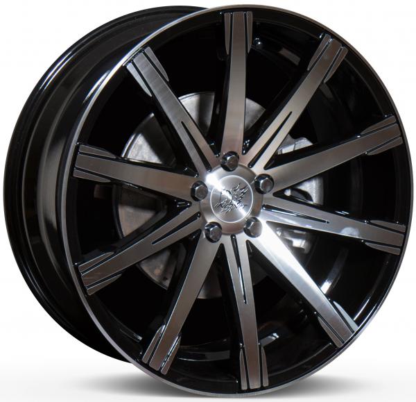 PH REVOLVE2 GLOSSBLACK 17X7.5 5-112 ET37 CB66.5