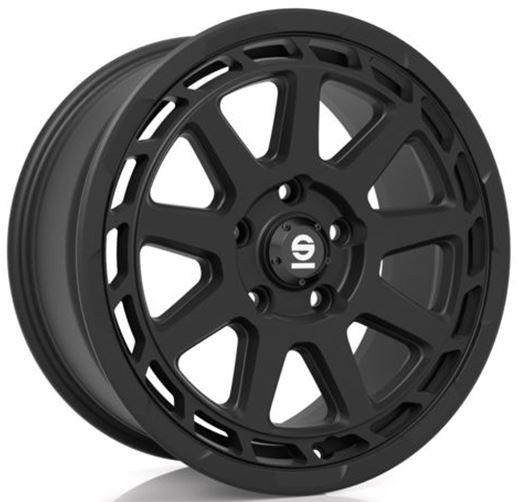 SPARCO GRAVEL MATT BLACK 17x8 5-112 ET48 CB73.1 60kon