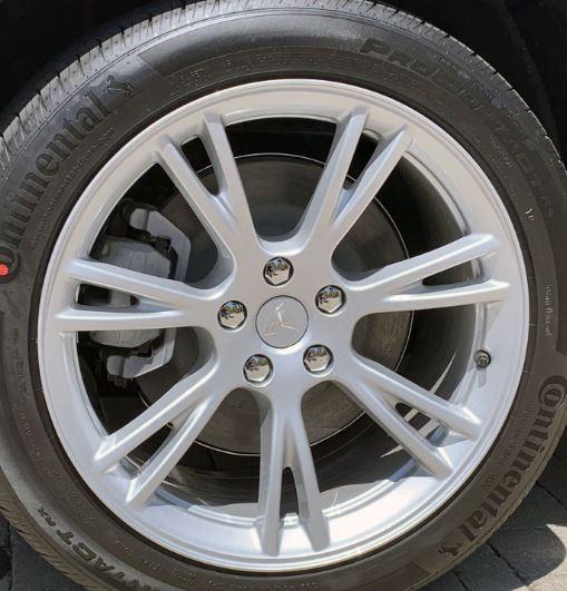 TESLA Y OE SILVER GEMINI 19X9.5 5-114.3 ET45 CB64.1