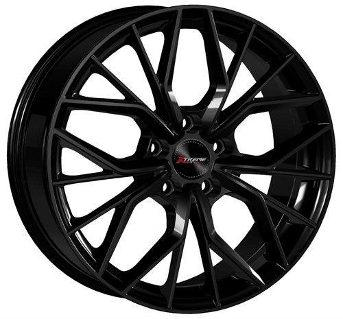 XTREME RX6 GLOSS BLACK 20x9 5-112 ET31 CB66.5 BALL R14