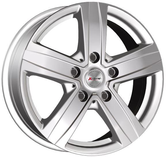 XTREME VN5 SILVER 17X7 5-114.3 ET45 CB66.1