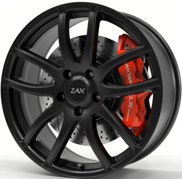 ZAX EV499 SATIN BLACK 17x7 4-108 ET26 CB65.1 - LIGHT WEIGHT