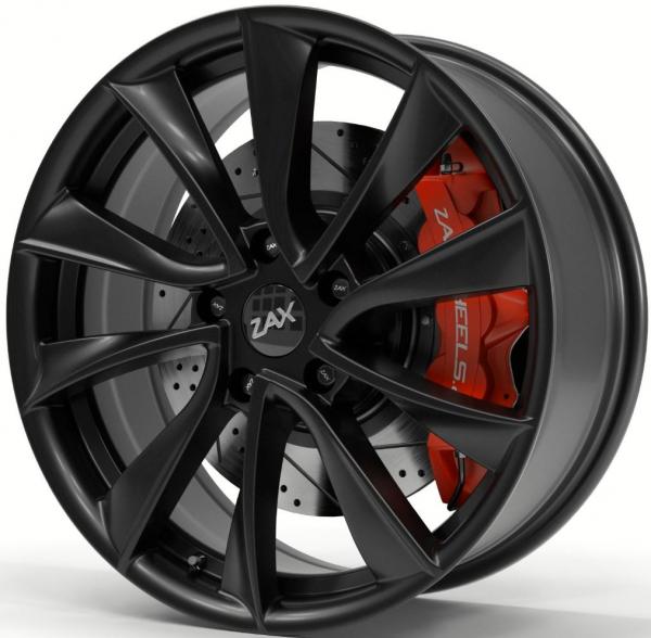 ZAX V5 SATIN BLACK 18x8 5-108 ET45.5 CB63.4 ROTARY FORGED