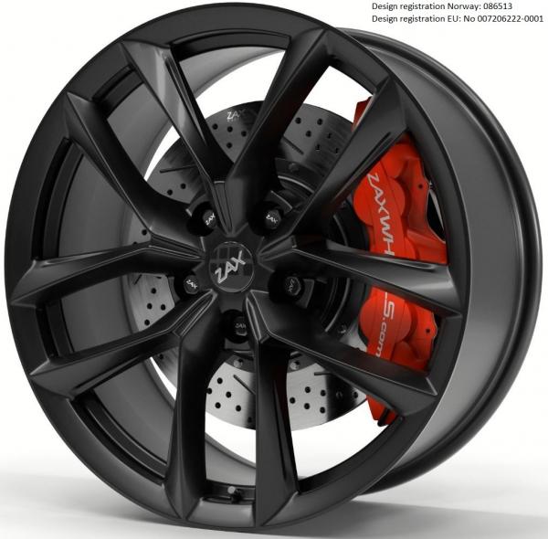 ZAX YNX SATIN BLACK 19x8.5 5-114.3 ET40 CB64.1 ROTARY FORGED