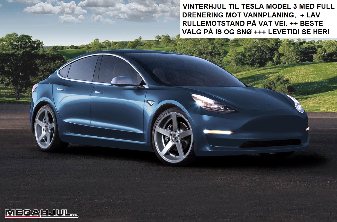 tesla-model-3-pris-vinterhjul-vinterdekk